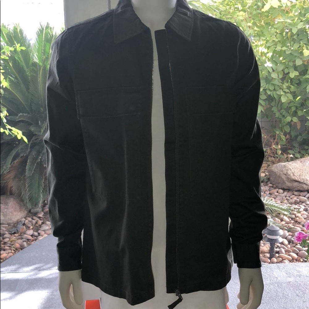 Slim fit shirt jacket